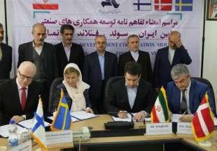 Iran inks industrial coop. deal with Nordic states