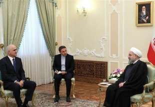 President Rouhani hails Iran Azerbaijan position as Asia-Europe bridge
