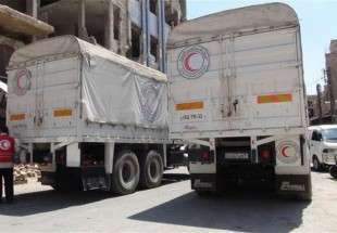 وصول ٣٤٠ طناً من المساعدات الغذائية إلى الغوطة الشرقية