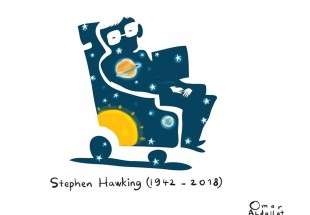 وفاة عالم الفيزياء البريطاني ستيفن هوكينغ