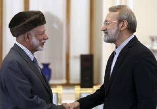 Larijani meets with Omani FM in Tehran