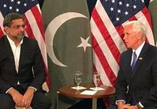 شاہد خاقان عباسی اور امریکی نائب صدر کی ملاقات