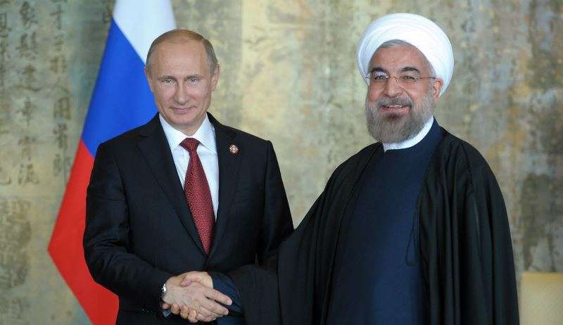 الرئيس روحاني يهنئ بوتين بفوزه الساحق في الانتخابات الرئاسية