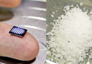 شركة IBM تعرض أصغر كومبيوتر في العالم، أصغر من حبة الملح