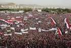 ​تجمع بزرگ یمنی‌ها به مناسبت آغاز چهارمین سال مقاومت در برابر تجاوز سعودی