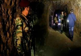 ارتش سوریه تونل های تروریست ها را در غوطه شرقی کشف کرد