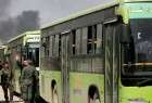 مغادرة 21 حافلة تقل مسلحي "جيش الإسلام" وعائلاتهم دوما