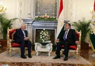 دیدار وزیر امور خارجه کشورمان با رئیس جمهوری تاجیکستان