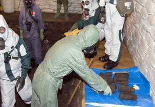 الجيش الروسي يعثر على مختبر لإنتاج الأسلحة الكيميائية في دوما