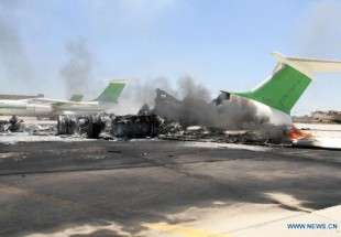لیبیا: مسلح گروپوں میں تصادم میں 14 ہوائی جہاز تباہ