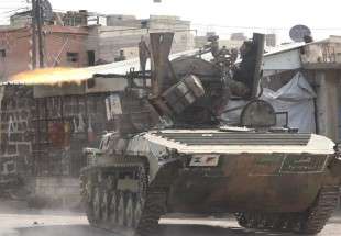 ادامه درگیری میان مسلحین ارتش آزاد تروریست‌های داعش در استان درعا
