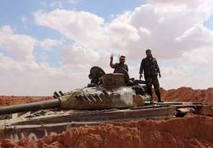 ادامه پیشروی ارتش و نیروهای مقاومت در بیابان‌های شرقی سوریه