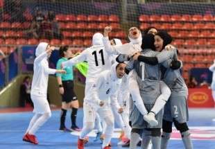 منتخب ايران للسيدات بطل آسيا لكرة الصالات في عام 2018