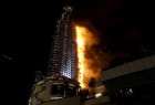 اندلاع حريق ضخم في برج بدبي