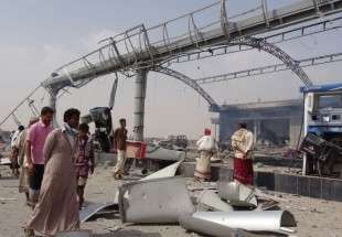 ​بمباران صنعا و صعده یمن به وسیله جنگنده های ائتلاف سعودی