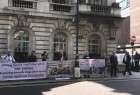 اعتصام أمام سفارة الرياض بلندن تنديدا بسياسات ال سعود العدوانية