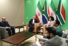 جولة اولى من المحادثات بين وزيري الخارجية الايراني والجنوب افريقية