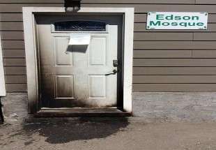 آتش زدن یک مسجد در ادسون کانادا