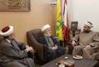 دیدار علمای اهل سنت لبنان با معاون دبیر کل حزب الله