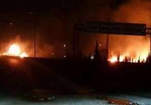 حمله موشکی رژیم صهیونیستی به حومه فرودگاه دمشق/کشف انبار اسلحه تروریست ها در حمص