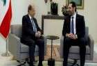 رایزنی حریری با میشل عون درباره تشکیل کابینه لبنان