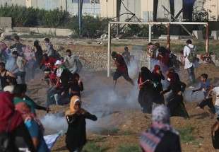 134 إصابة معظمها نسوة بقمع الاحتلال حشدًا نسويًّا مهيبًا شرق غزة