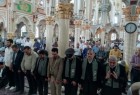 Kermanshah Sunni community welcome flag of Imam Reza (AS) shrine
