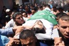 الآلاف يشاركون في تشييع جثامين ثلاثة شهداء بمدينة غزة