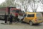 إصابة 24 طفلا إثر إصطدام حافلة مدرسية بشاحنة فى باكستان