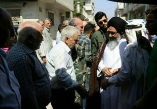 ​نماینده رهبر انقلاب در سوریه با علما و مردم حمص دیدار کرد