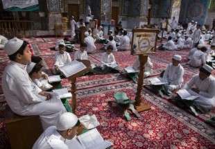 برگزاری مدرسه قرآنی در حرم حضرت اباالفضل العباس(ع) + تصاویر