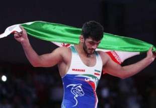 Iranian wrestlers bag 2 golds in 1st day of Asian Games