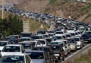 ​ترافیک سنگین در محورهای مواصلاتی شمال کشور
