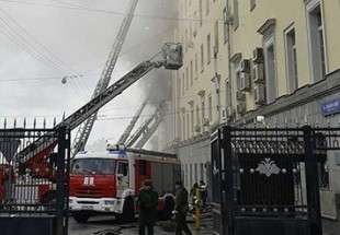 اخماد حريق في المصرف المركزي الروسي