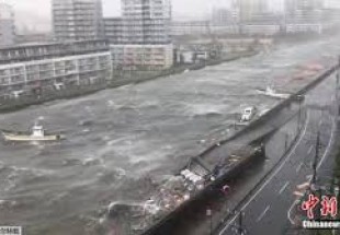 جاپان میں شدید طوفان نے تباہی مچادی