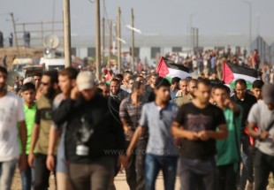 مسيرة العودة على حدود القطاع بعد مرور 100 يوم على المسيرة