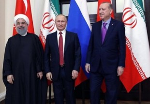 ایران، روس اور ترکی کے سربراہی اجلاس میں شرکت