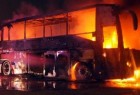 جان باختن 19 مسافر در تصادف منجر به حریق اتوبوس با کامیون حامل سوخت