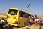 تخطی از سرعت مطمئنه، واژگونی اتوبوس زائران پاکستانی را رقم زد