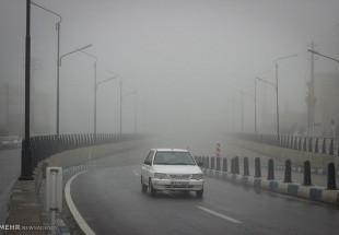 ​باران و مه گرفتگی در محورهای شمالی و منتهی به تهران