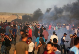 جمعة "كسر الحصار"شهيد وعشرات الإصابات بقمع الاحتلال المتظاهرين شرق القطاع
