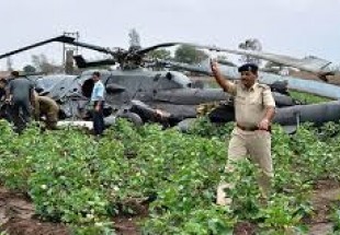 تامل ناڈو میں فوجی ہیلی کاپٹر گر کر تباہ
