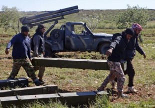 ​خروج جنگ‌افزارهای سنگین شورشیان سوری از منطقه حائل در ادلب