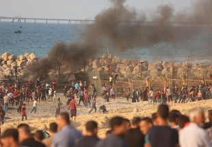 الاحتلال يهاجم المسير البحري الـ11 في غزة