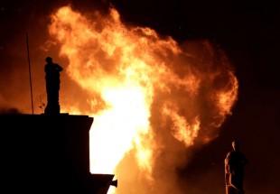الطوارئ الروسية: وفاة شخص  في حريق مصنع "إليكتروتسينك" في فلاديكافكاز