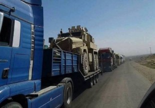 ​90 کامیون تجهیزات نظامی ائتلاف آمریکایی وارد سوریه شد