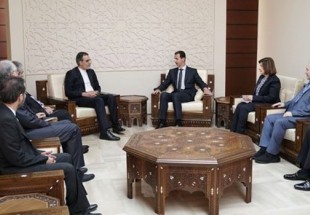 الرئيس الأسد يبحث مع جابري أنصاري المراحل التي تحققت بمكافحة الإرهاب في سوريا