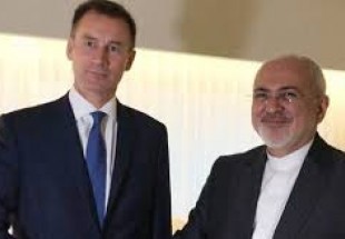 برطانوی وزیرخارجہ کی ایرانی وزیر‍ خارجہ ڈاکٹر جواد ظریف سے ملاقات