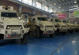 Iran unveils mine-resistant military vehicle