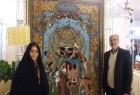 نمایش وحدت مسلمانان جهان در تابلو فرش ایرانی